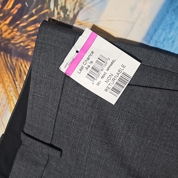 Theory Gray Pleated Dress Pants Size 28x34 NWT - Picture 3 of 5